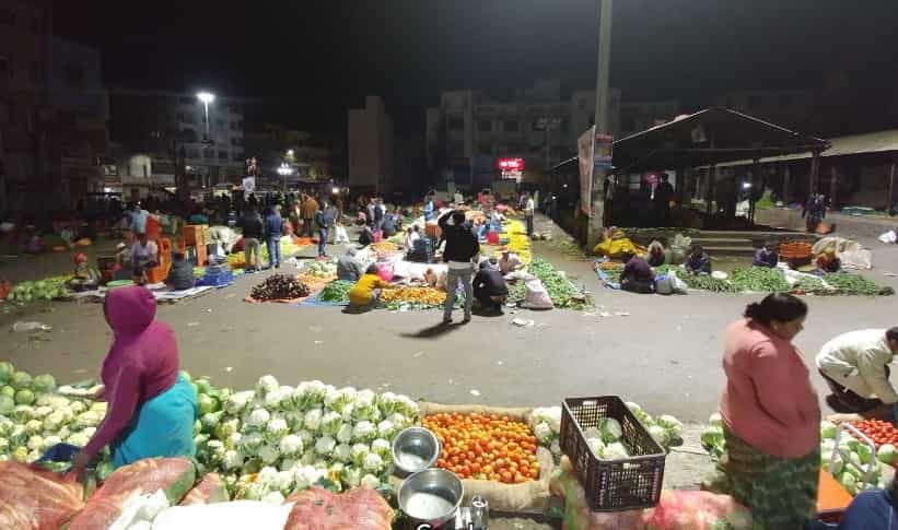 Vegetables market in kharadi pune