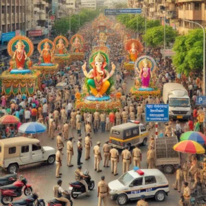 Ganesh visarjan pune 2024