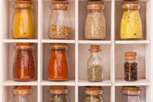 Store Spices in Glass Jars